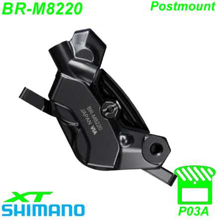 Shimano Bremssattel XT BR-M8220 Postmount vorne/hinten