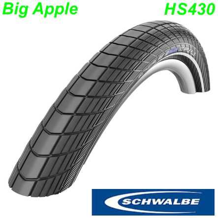 Reifen Schwalbe Big Apple HS430 28x2.15 55-622 sw-LiteSkin Reflex RG EC1402889200