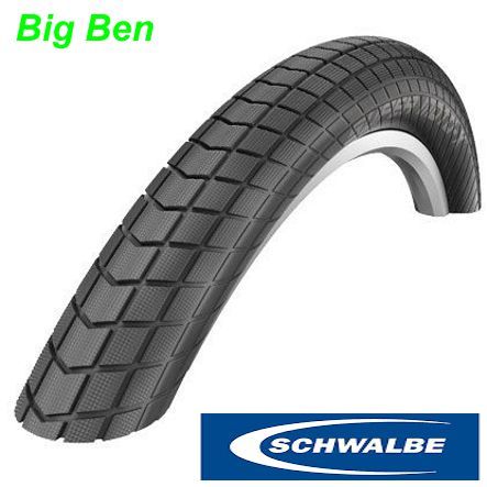 Reifen Schwalbe Big Ben Plus HS439 20x2.15 55-406 sw-SSkin Refl.GG Perf/E
