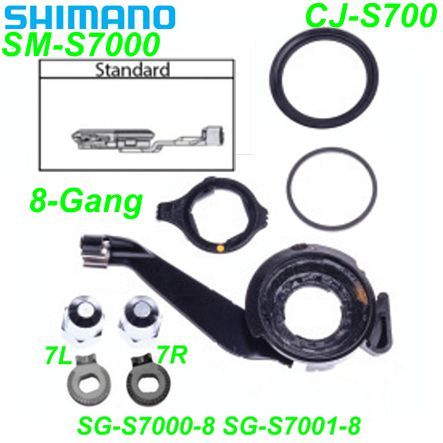 Shimano Schalteinheit Alfine 8-G. CJ-S7000-8 7R/7L SG-S7000-8 SG-S7001-8