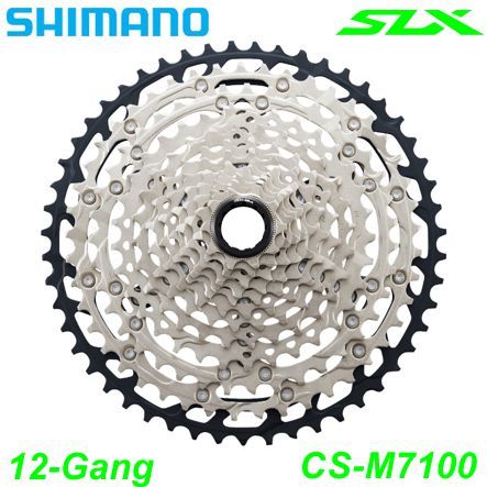 Shimano Kassette 12-G. CS-M7100 SLX 10-45 Zähne Single/Double Box
