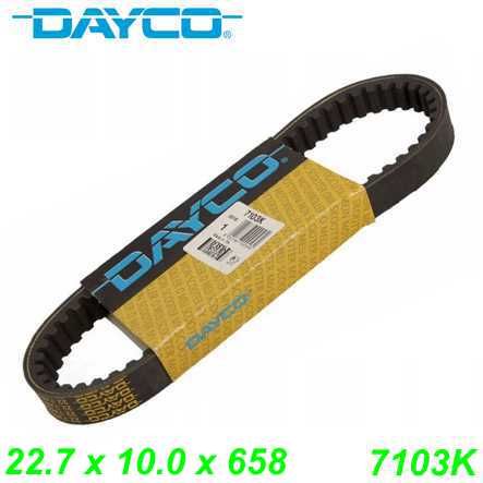 Keilriemen DAYCO 22.7 x 10.0 x 658 (7103) Piaggio Vespa PK S Automatica 50cc