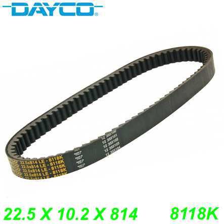 Keilriemen DAYCO 22.5 X 10.2 X 814 8118K Aprilia Benelli Derbi Gilera Honda Malaguti Piaggio