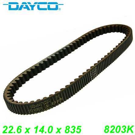 Keilriemen DAYCO 22.6 x 14.0 x 835 (8203K) Aprilia Derbi Malaguti Piaggio Vespa 200 250cc