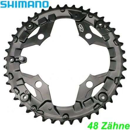 Shimano Kettenblatt 3x9-G. FC-M391 48 Z. Ø 104 HS schwarz Y1ME98070