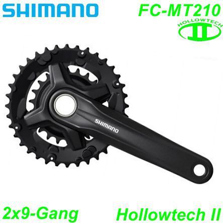 Shimano Kettenrad 2x9 HT II FC-MT210 170-36x22 48.8 mm o/HS o/TL