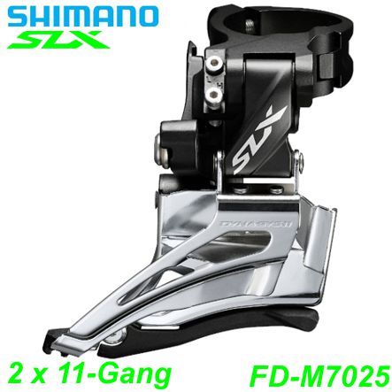 Shimano Umwerfer 2x11-G. FD-M7025-H SLX Do-Sw Du-Pu HC 66-69° 28.6/31.8/34.9 Box