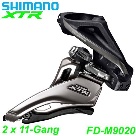 Shimano Umwerfer 2x11-G. FD-M9020-H XTR Si-Sw Fr-Pu HC 66-69° 28.6/31.8/34.9 Box