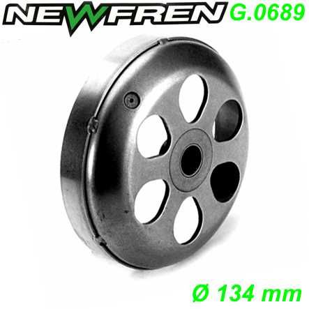 Kupplungsglocke NEWFREN G.0689 Ø 134 mm Aprilia SR Gilera Runner Typhoon Piaggio HEXAGON SKIPPER
