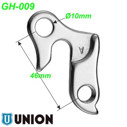 Ausfallende Schaltauge GH-009 Union Marwi 4ever Bergamont BMC Giant Haibike Merida Raleigh