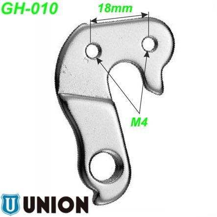 Ausfallende Schaltauge GH-010 Union Marwi BMC Kalkhoff Focus Raleigh Univega