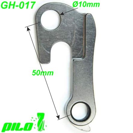 Ausfallende Schaltauge GH-017 CNC Pilo Bergamont GT Bicycles Mongoose Raleigh Schwinn