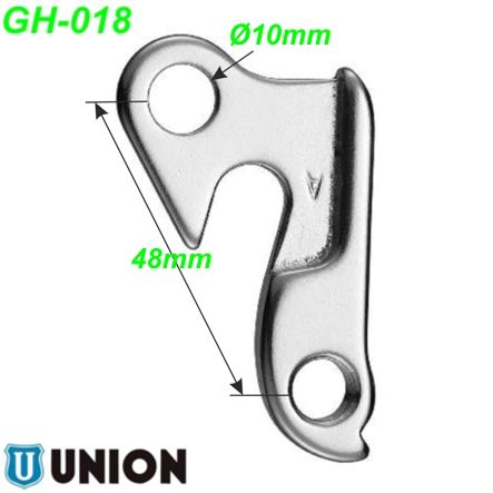 Ausfallende Schaltauge GH-018 Union Marwi Bergamont Merida Haibike Wheeler