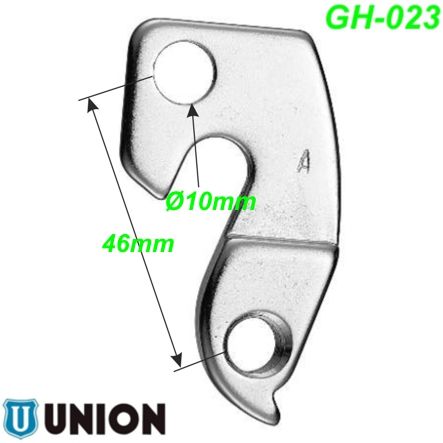 Ausfallende Schaltauge GH-023 Union Marwi Carrera Centurion Megamo Merida Shogun