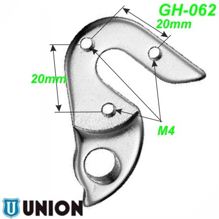 Ausfallende Schaltauge GH-062 Union Marwi BH Cinelli Marin Novara Raleigh Torelli