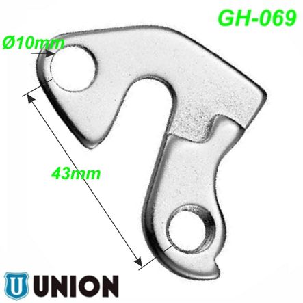 Ausfallende Schaltauge GH-069 Union Marwi Mongoose