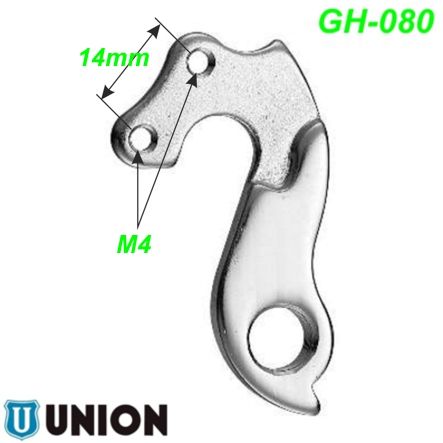 Ausfallende Schaltauge GH-080 Union Marwi Bergamont BMC Canyon Focus Haibike Hercules