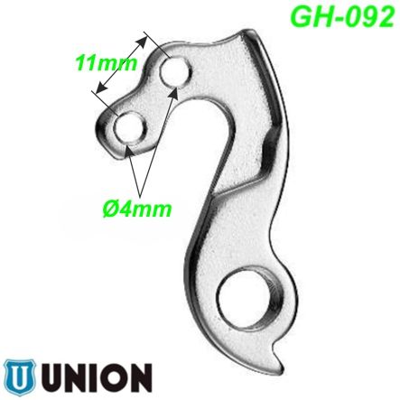 Ausfallende Schaltauge GH-092 Union Marwi Bianchi Crescent Cube