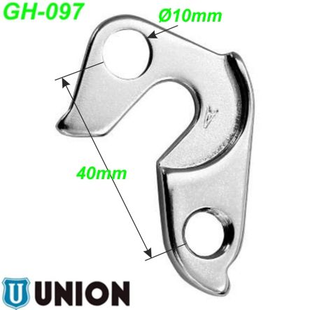 Ausfallende Schaltauge GH-097 Union Marwi Corratec Redline