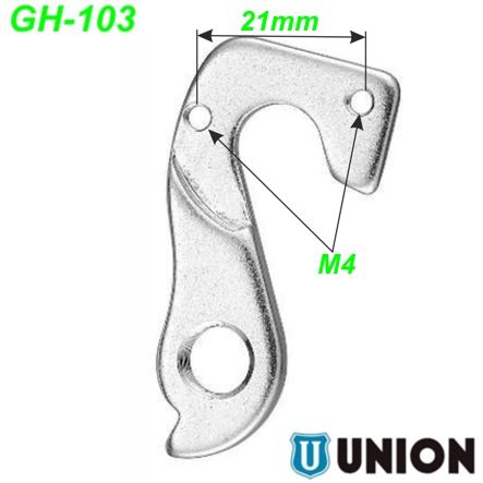 Ausfallende Schaltauge GH-103 Union Marwi Diamondback