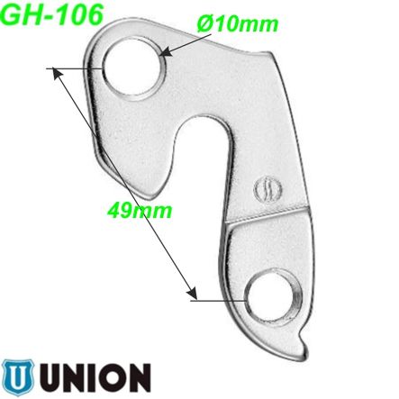 Ausfallende Schaltauge GH-106 Union Marwi BMC Canyon Cube Focus Haibike Sinus