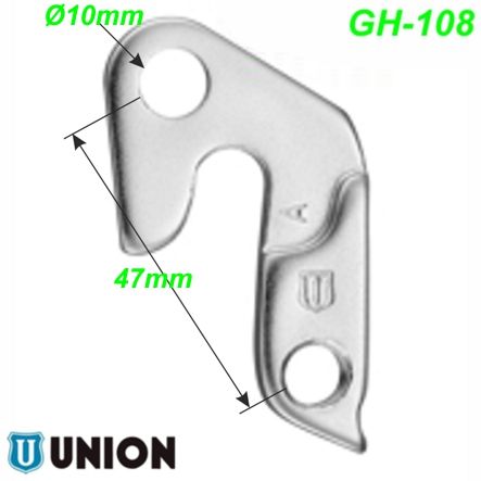 Ausfallende Schaltauge GH-108 Union Marwi Cannondale Cervelo