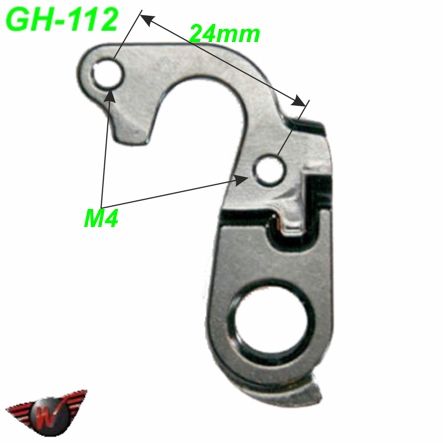 Ausfallende Schaltauge GH-112 Wheels CNC Gary Fisher Trek