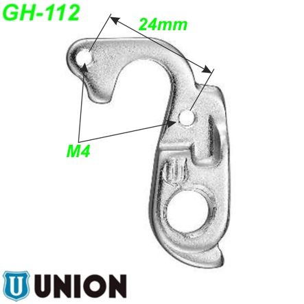 Ausfallende Schaltauge GH-112 Union Marwi Garry Fisher Trek