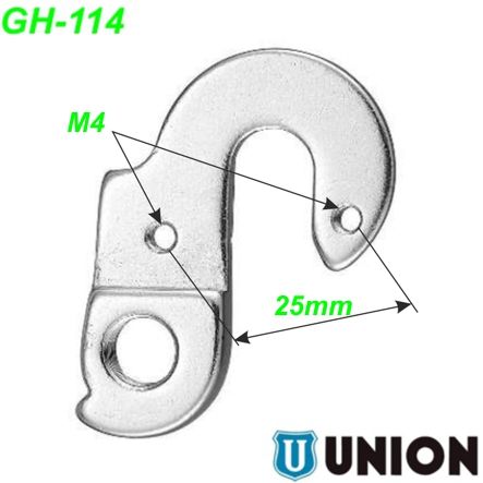 Ausfallende Schaltauge GH-114 Union Marwi Bulls Canyon Centurion Corratec Ghost Merida