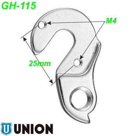 Ausfallende Schaltauge GH-115 Union Marwi Beone Cube Hercules Sinus Staiger Winora
