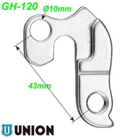 Ausfallende Schaltauge GH-120 Union Marwi Scott