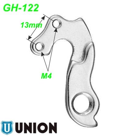Ausfallende Schaltauge GH-122 Union Marwi Kuota