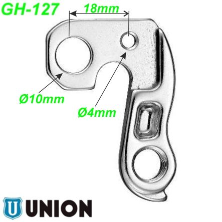 Ausfallende Schaltauge GH-127 Union Marwi Falcon Focus Ghost Kalkhoff Raleigh Univega