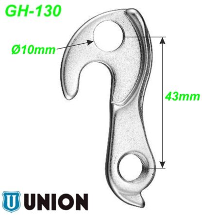 Ausfallende Schaltauge GH-130 Union Marwi Corratec Focus Kalhoff Raleigh Univega
