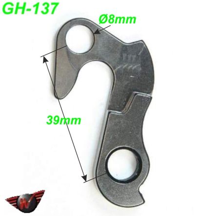 Ausfallende Schaltauge GH-137 CNC Wheels Gary Fisher Lemond MBK Trek