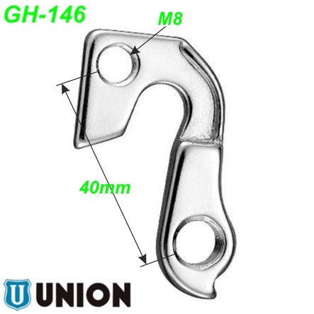 Ausfallende Schaltauge GH-146 Union Marwi Airborne GT Bicycles Kestrel Kettler KHS