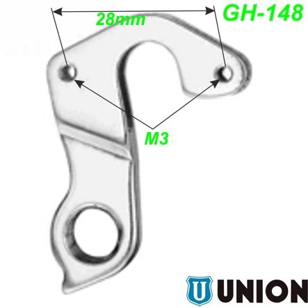 Ausfallende Schaltauge GH-148 Union Marwi Cannondale