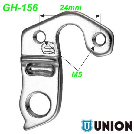 Ausfallende Schaltauge GH-156 Union Marwi Scott
