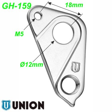 Ausfallende Schaltauge GH-159 Union Marwi Specialized
