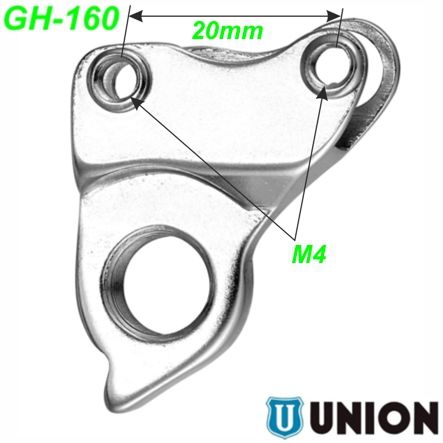 Ausfallende Schaltauge GH-160 Union Marwi Cannondale