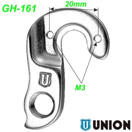 Ausfallende Schaltauge GH-161 Union Marwi Trek