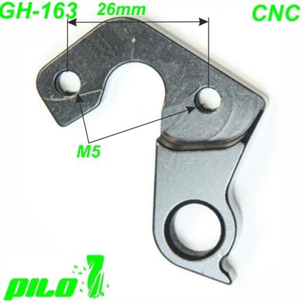 Ausfallende Schaltauge GH-163 Pilo CNC Scott