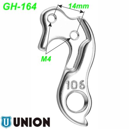 Ausfallende Schaltauge GH-164 Union Marwi Cube