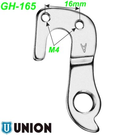 Ausfallende Schaltauge GH-165 Union Marwi Cube