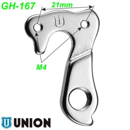 Ausfallende Schaltauge GH-167 Union Marwi Ghost Lapierre