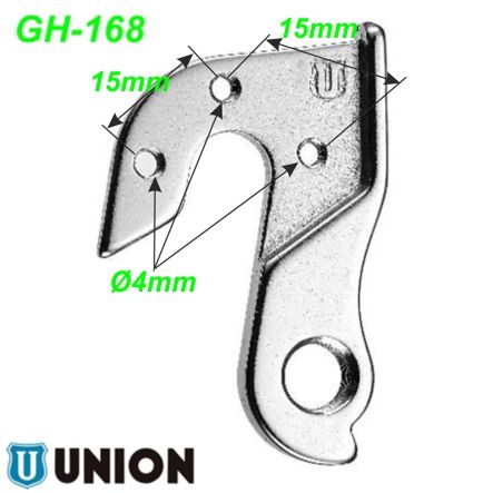 Ausfallende Schaltauge GH-168 Union Marwi Lapierre