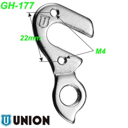 Ausfallende Schaltauge GH-177 Union Marwi Cube