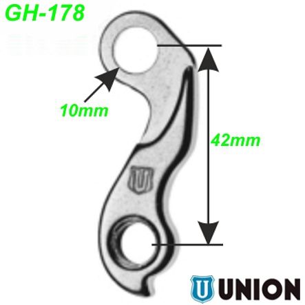 Ausfallende Schaltauge GH-178 Union Marwi Bergamont
