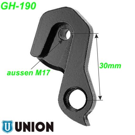 Ausfallende Schaltauge GH-190 Union Marwi Gary Fisher Trek