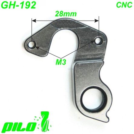 Ausfallende Schaltauge GH-192 Pilo CNC Cannondale